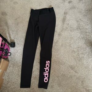 Black adidas tights